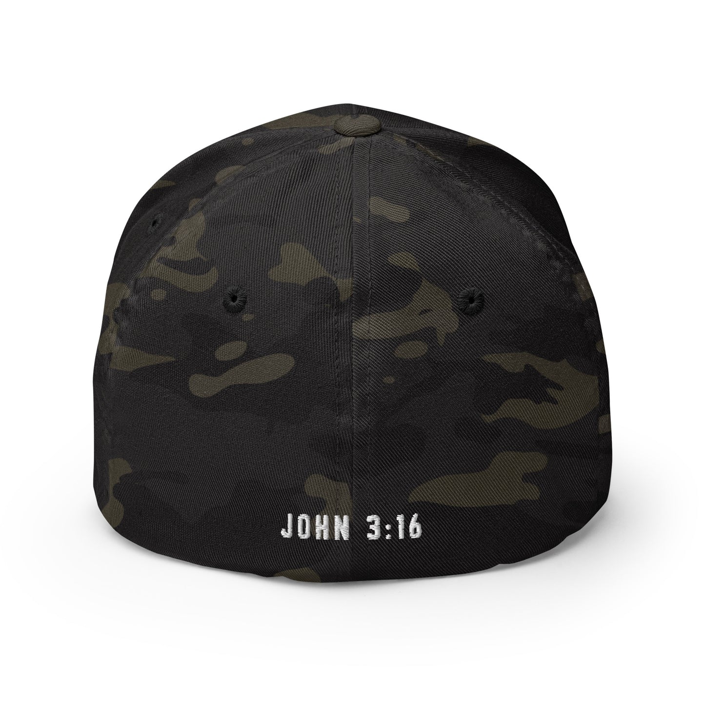 Camo JOX Twill Cap with White