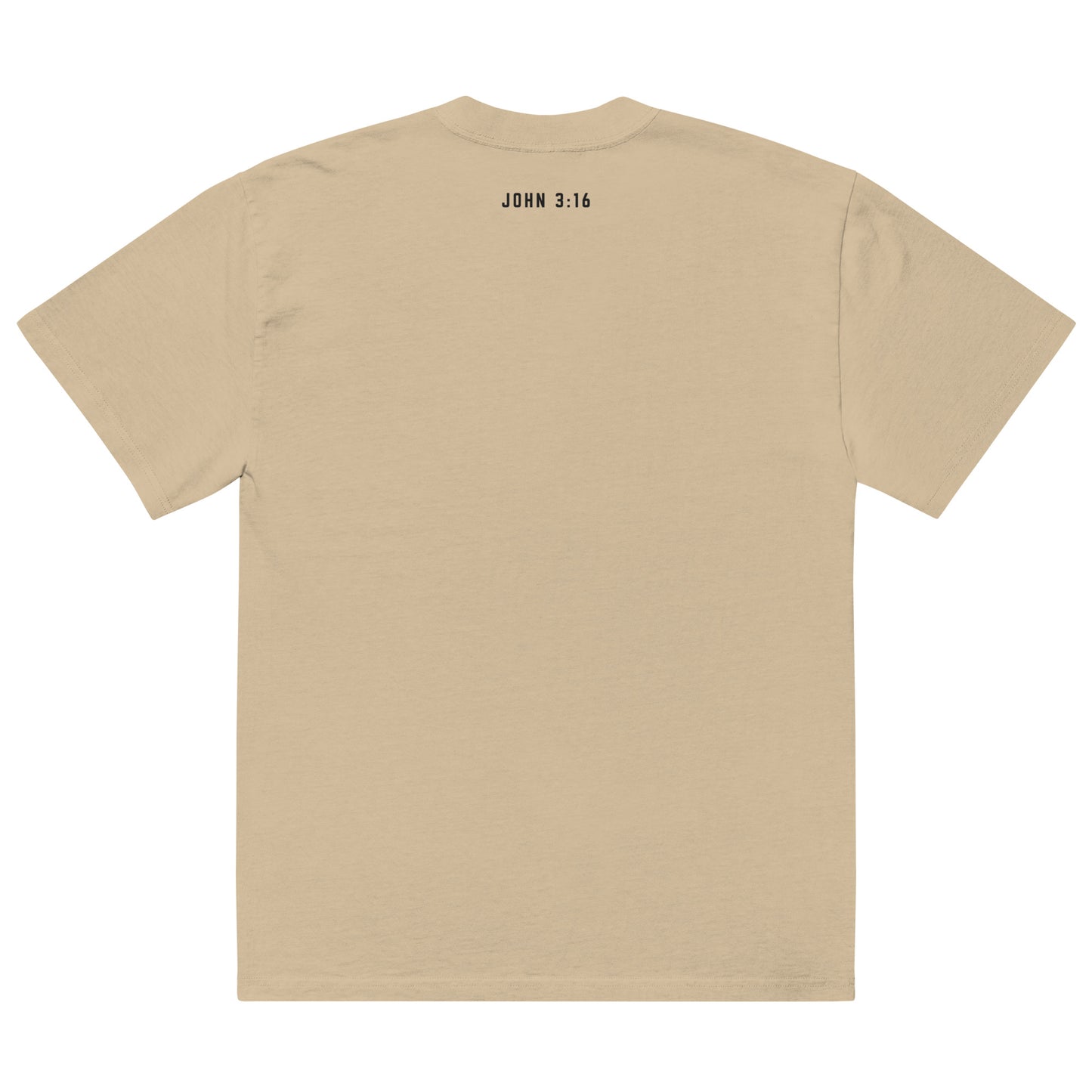 Tan Oversized faded t-shirt